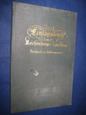 Legitimatie de economii germana veche 1918- Reichemberg Sparkasse, marimi 12/ 8 cm. foto