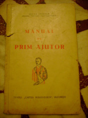 Ioana Sturdza - Manual de Prim Ajutor Crucea Rosie Romania 1941 134 ilustratii Cartea Romaneasca infirmiera voluntara a Crucii Rosii Red Cross foto