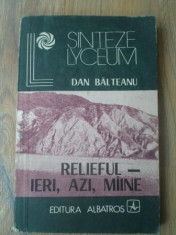 Dan Balteanu - Relieful - ieri, azi, maine foto