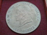 Medalie Germania Kr.Dr.Techn.Hc.Franc Mitterbauer Der Grunder 100 grame + cutia de prezentare gratuita + taxele postale gratuite = 100 roni