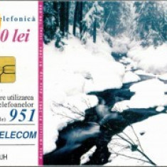 Cartela telefonica Romtelecom, Iarna 3, tiraj 700.000 exemplare