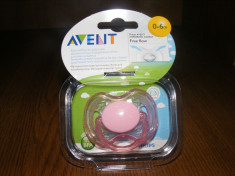 PHILIPS AVENT - SUZETA FREE FLOW DIN SILICON 0 - 6 LUNI foto