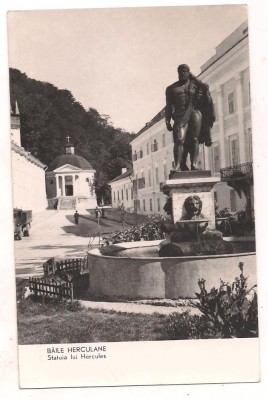 carte postala(ilustrata) -HERCULANE-Statuia lui Hercules foto
