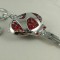 Breloc Hyundai cu cristale swarovski red rosu