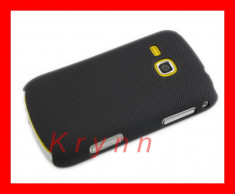 HC211 - Husa Carcasa plastic - SAMSUNG Galaxy Mini 2 S6500 neagra + FOLIE! foto