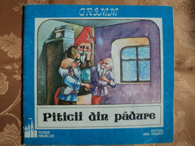 PITICII DIN PADURE - FRATII GRIMM - carte pentru copii foto