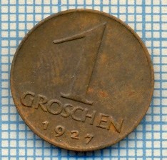 149 MONEDA VECHE - AUSTRIA - 1 GROSCHEN - anul 1927 -starea care se vede