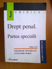 DREPT PENAL PARTEA SPECIALA - GHEORGHE NISTOREANU, ALEXANDRU BOROI (2002) foto