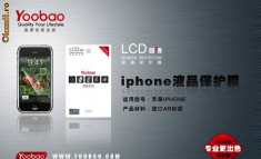 Folie profesionala transparenta fata Apple iPhone 3G 3GS by Yoobao made in Japan Originala foto