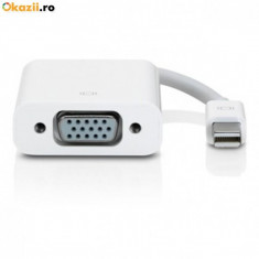 Cablu Adaptor Apple Mini Display Port ( MiniDisplayPort / Mini DP ) to la VGA Adapter pt Macbook Pro iMac Mac Mini MAcbook Air foto