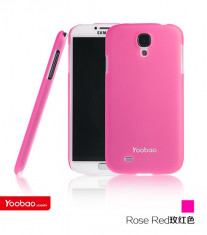 Husa Crystal TPU 2 in 1 + Folie Protectie Samsung Galaxy S4 i9500 by Yoobao Originala Pink foto