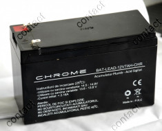 Acumulator plumb acid 12V7Ah Chrome foto