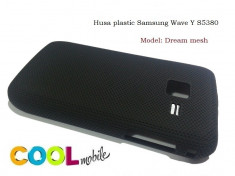 Husa plastic Samsung Wave Y S5380 dream mesh negru foto