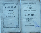 Calendar pe 1856 cu profetiile lui Kazamia ; Almanah pentru romani , Iasi, Alta editura