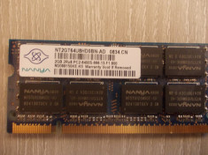 2Gb DDR2 laptop 50lei foto