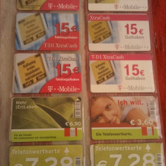 Lot 20 cartele telefonice Austria + folie de plastic + taxele postale = 30 roni