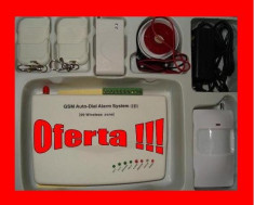 SISTEM DE ALARMA PENTRU CASA GSM 07 - oferta limitata - PROMOTIE PRET REDUS !!! foto