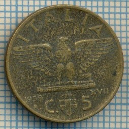 247 MONEDA VECHE - ITALIA - 5 CENTESIMI - anul 1939 -starea care se vede foto