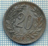 261 MONEDA VECHE - AUSTRIA - 20 HELLER - anul 1918 -starea care se vede