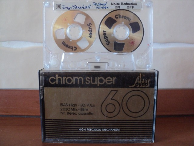 caseta audio vintage cu role metalice Silversound Chromsuper 60 de minute |  arhiva Okazii.ro