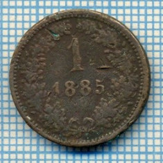 181 MONEDA VECHE - AUSTRIA - 1 KREUZER - anul 1885 -starea care se vede