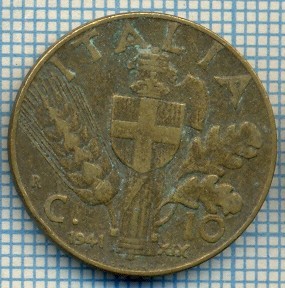 229 MONEDA VECHE - ITALIA - 10 CENTESIMI - anul 1941 -starea care se vede foto