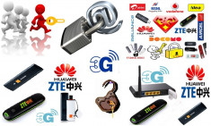 Decodare deblocare unlock modem hotspot router Huawei ZTE Option Globetrotter Onda Novatel Toshiba - Vodafone Orange Digi 3G foto