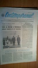 ziarul contemporanul 16 februarie 1979 (vizita lui ceausescu in bulgaria ) foto