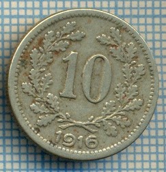 265 MONEDA VECHE - AUSTRIA - 10 HELLER - anul 1916 -starea care se vede foto