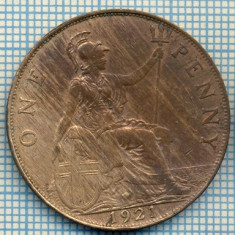 197 MONEDA VECHE - MAREA BRITANIE - ONE PENNY - anul 1921 -starea care se vede