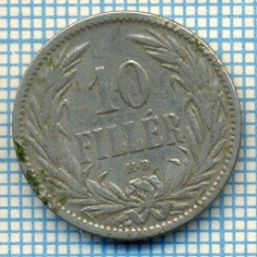 299 MONEDA VECHE - UNGARIA - 10 FILLER - anul 1894 -starea care se vede