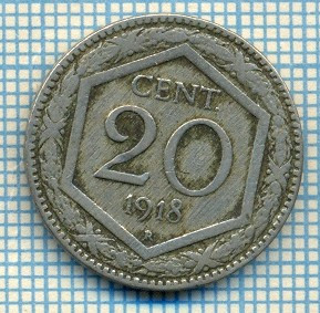 270 MONEDA VECHE - ITALIA - 20 CENTESIMI - anul 1918 -starea care se vede