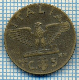 219 MONEDA VECHE - ITALIA - 5 CENTESIMI - anul 1942 -starea care se vede foto