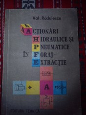 Actionari hidraulice si pneumatice in foraj - extractie foto