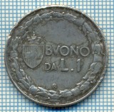 268 MONEDA VECHE - ITALIA - 1 LIRA - anul 1922 -starea care se vede