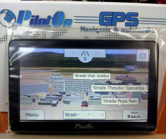 PROMOTIE !!! GPS NOU 2014 NAVIGATIE AUTO PilotOn X102 HD 7 inch 4GB 128MB 533MHz garantie accesorii harti full EU si RO 2013 update gratuit foto