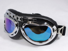 Ochelari Moto Chopper Aviator WW2 Tip Nazi Retro Classic foto