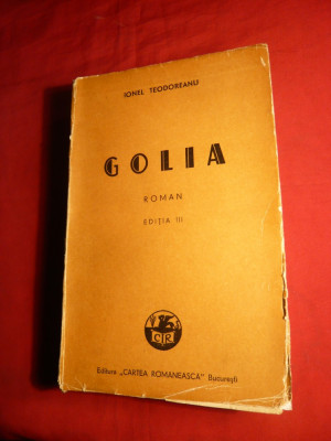 I.Teodoreanu - GOLIA - Ed.IIIa 1942 foto