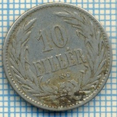 302 MONEDA VECHE - UNGARIA - 10 FILLER - anul 1894 -starea care se vede