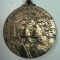 MEDALIA F.N.T.D.R. - CUPA UNITATII TINERETULUI - 1948 - BRONZ AURIT DIM. 38 MM