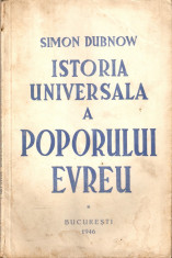 Simon Dubnow-Istoria Universala a Poporului Evreu*vol.1 foto