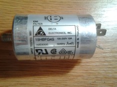 Filtru retea Emi 250v-15A pentru deparazitare hidrofor sau frigider foto