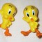 Doua figurine plastic, Twitty, inaltime 4 cm