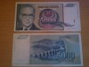 Iugoslavia 5000 dinari 1992, circulate, 2 bucati, 5 roni bucata, singurele exemplare de pe okazii, Europa