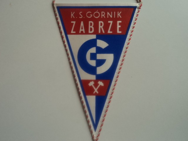 Fanion fotbal KS GORNIK ZABRZE POLONIA