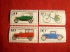 Serie- Automobile - istorice 1982 Berlin-RFG , 4 val., Europa, Transporturi