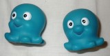 4 figurine de baie ptr bebelusi, caracatita, broasca, testoasa.