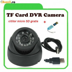 CAMERA CAMERE SUPRAVEGHERE cu inregistrare pe card Micro- SD Infrarosu. CAMERA DVR foto