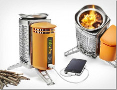 Butelia BioLite CampStove, (minisoba) pe lemne pentru camping, PRODUCE curent electric!!! foto