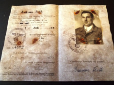 Set de documente din perioada nazista - provenienta Miercurea Sibiului ju foto
